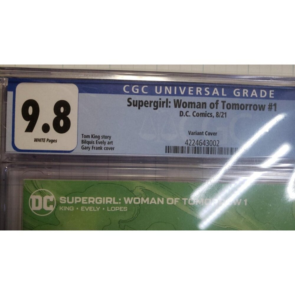 SUPERGIRL WOMAN OF TOMORROW #1 CGC 9.8 GARY FRANK COVER DC COMICS!! - Picture 4 of 4